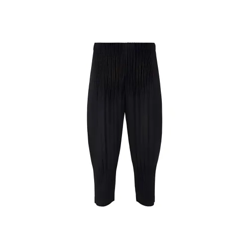 Homme Plissé Issey Miyake SS23 Повседневные брюки Мужской Черный