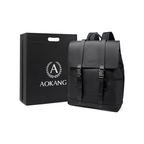 AOKANG PVC Рюкзак Ноутбук Сумка Рюкзак Мужской Классический черный