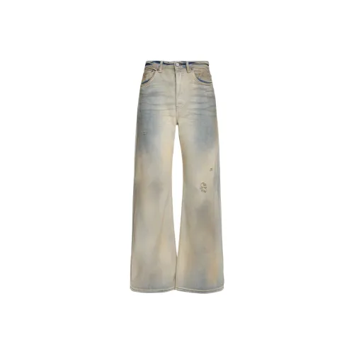 Acne Studios SS25 Светло-Синие Мужские Джинсы