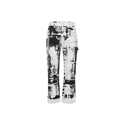 Alexander McQueen Белый Мужской Джинсы