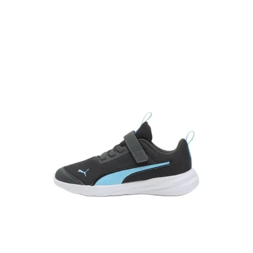 PUMA Ricky Runner Low Топ KIDS Lifestyle Shoes Черный синий Детские 3-7 лет