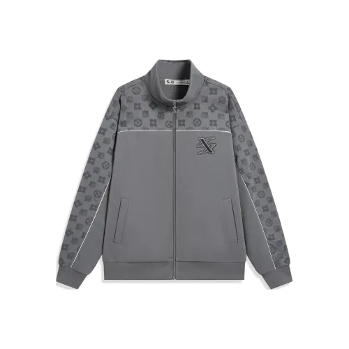 XTEP Ice Satin Gray Men's Jackets
