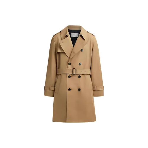 COACH FW24 Тренчкот Мужской Хаки