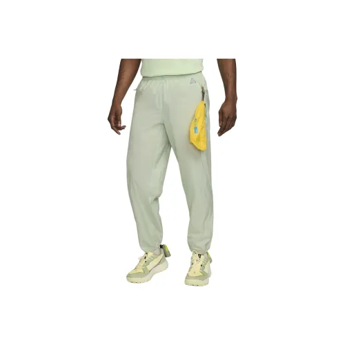 Найк Вязаные Тренировочные Штаны Мужские Паровой Зеленый