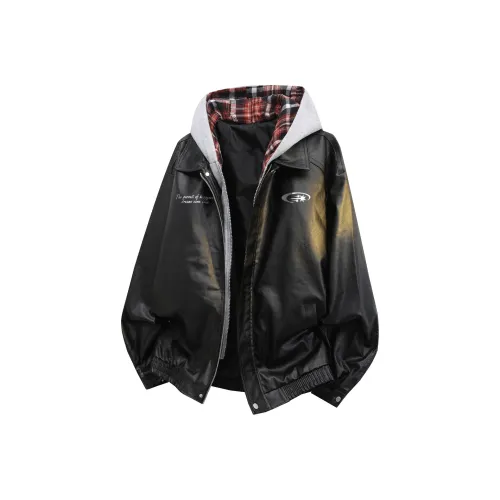 PAUL COSTELLOE Кожа Куртка Унисекс