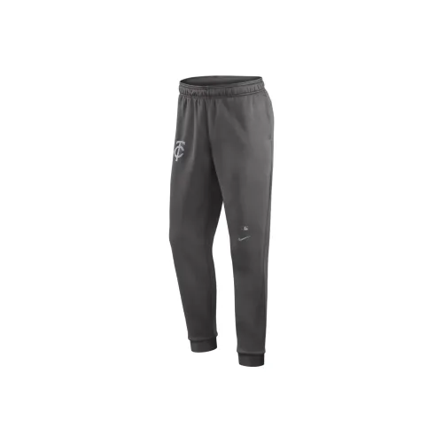Nike Minnesota Twins Travel Player Вязаные тренировочные брюки Мужские Серые