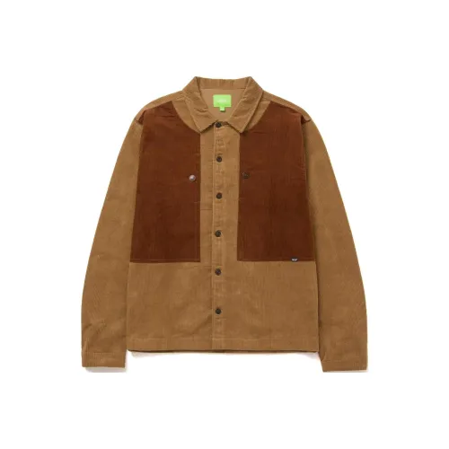 HUF Куртки и Пальто Мужской Темно-Коричневый