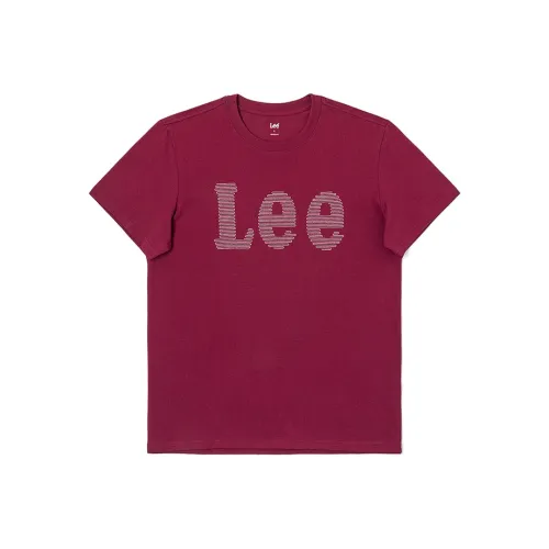 Мужская футболка Lee co-branded, бордового цвета