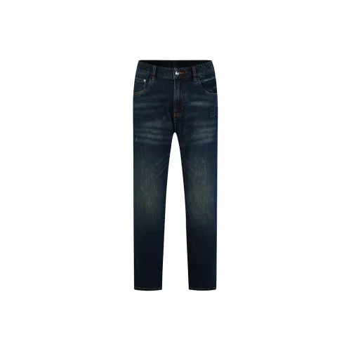 Cavalli Class Blue Men's Jeans Кэвали Класс Синий Мужские Джинсы
