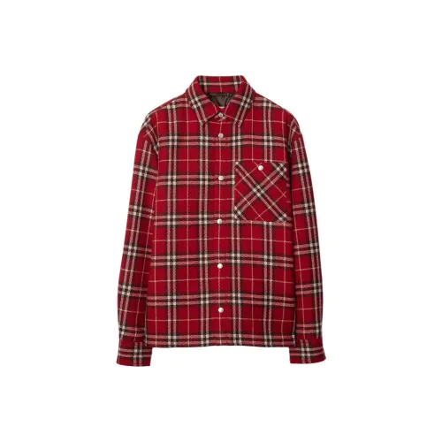 Burberry SS25 Хлопковый пуховик Мужской Красный