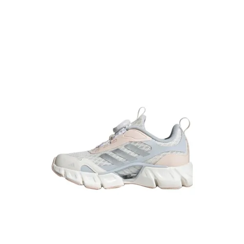 Adidas Climacool Ventania Противоскользящий Устойчивый к истиранию Низкий Топ Детская Беговая Обувь Белый Розовый Детский