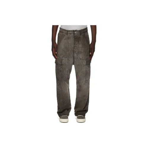 Rick Owens DRKSHDW FW24 Карго Брюки Мужские Темно-Серый
