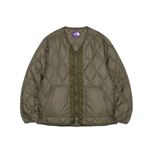 THE NORTH FACE PURPLE LABEL PLAS Field Пуховые куртки Кардиган Пуховые куртки зимние пальто Унисекс Оливково-коричневый