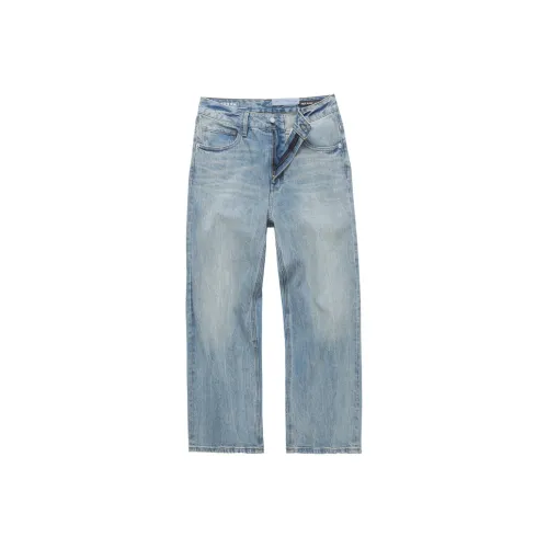 ABLE JEANS Желтый Грязь Синий Мужские Джинсы