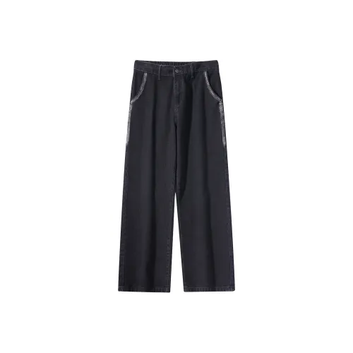 NOCAO Черные Унисекс Джинсы