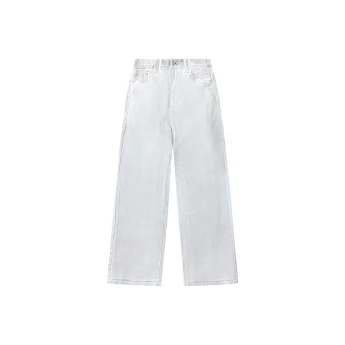 UNIWOLF Экрю Унисекс Джинсы