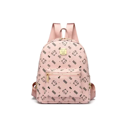 Gerlanx ПУ (полиуретан) Рюкзак Средний Женский Розовый Коричневый Белый