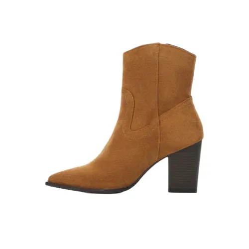 MANGO Botines Brown Women's