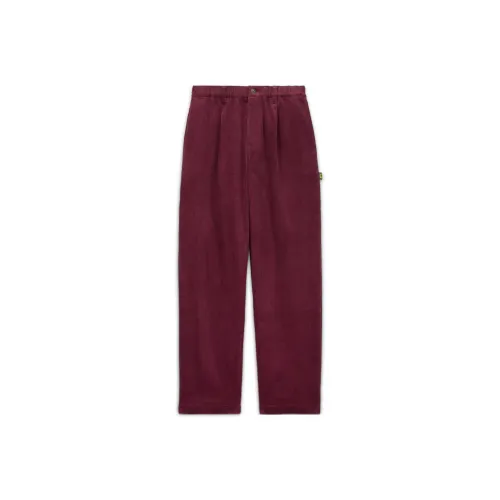 Converse x IRAK NYC Corduroy FW24 Casual Pants Unisex Burgundy Конверс x IRAK NYC Вельвет FW24 Повседневные брюки Унисекс Бордовый