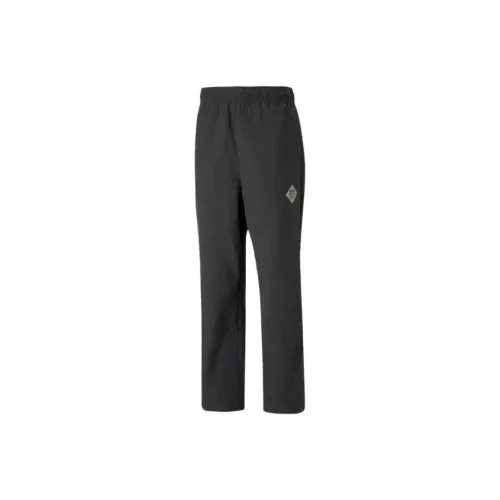PUMA X P.A.M. Co Брендированная Версия Черные Унисекс Повседневные Брюки