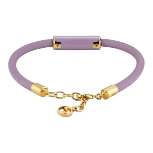 GUCCI Кожа Эмаль Brass Bracelets Унисекс Фиолетовый