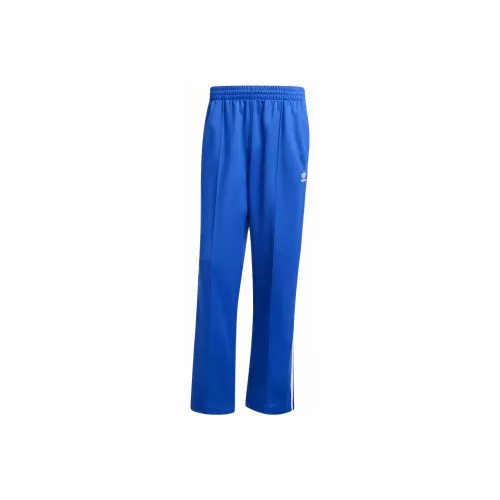 Adidas Adicolor Baggy Fit Firebird TRACK PANTS Вязаные тренировочные брюки Мужские Синие