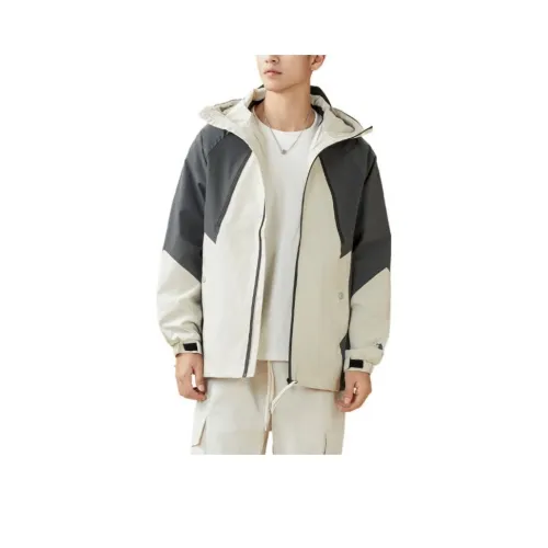 361° Life Collection Куртки и Пальто Мужской Гравий Серый Морозный Белый