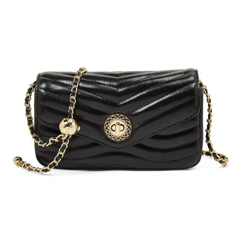 Old Man's Head Сумка через плечо из натуральной коровьей кожи женская черная