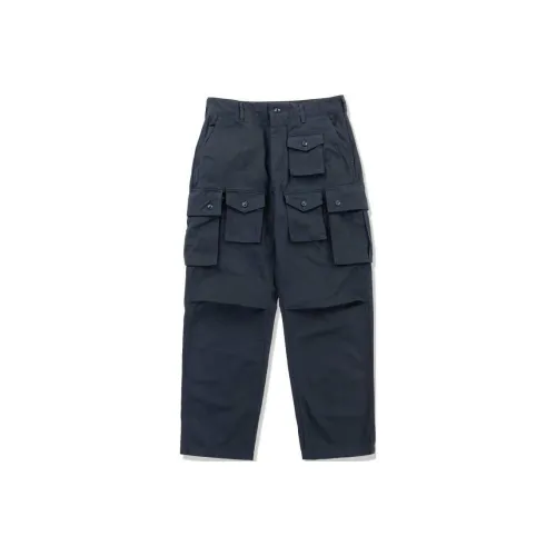 Engineered Garments Collaboration Темно-морские синие мужские повседневные брюки