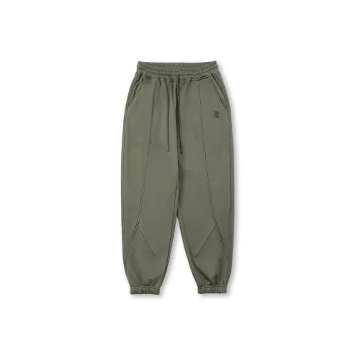 BD.POWER UP+ Повседневные брюки Унисекс Армейский зеленый