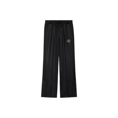 GUCCI Вязаные спортивные брюки мужские черные