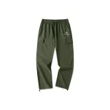 Армейский зеленый (QF Stacked Белый Брюки Этикетка)