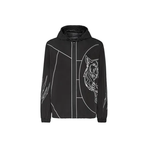 PLEIN SPORT Тренчкот Мужской Черный