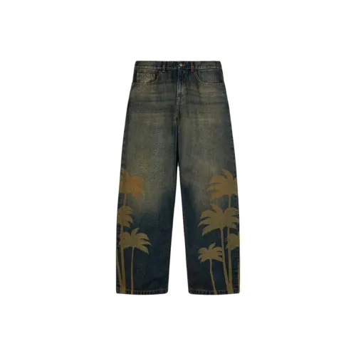 PALM ANGELS FW24 Джинсы Мужские Синие