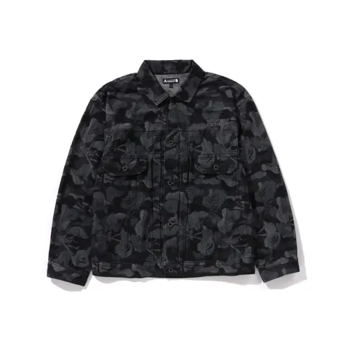 A BATHING APE Mastermind JAPAN Collaboration Черная Унисекс Куртка
