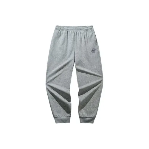 ANTA Life Collection Вязаные тренировочные брюки мужские CD28 Фотиния серый серый