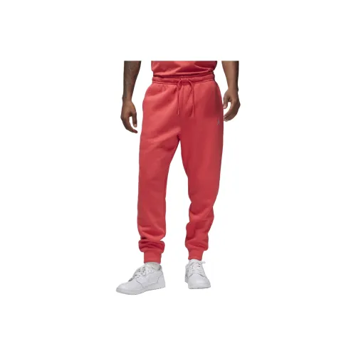 Jordan Brooklyn Fleece Вязаные Тренировочные Брюки Мужские Фитнес-Красные