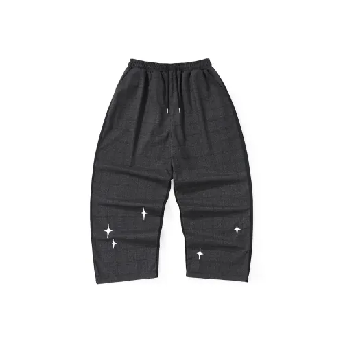 GENANX Повседневные брюки Унисекс Черный Серый