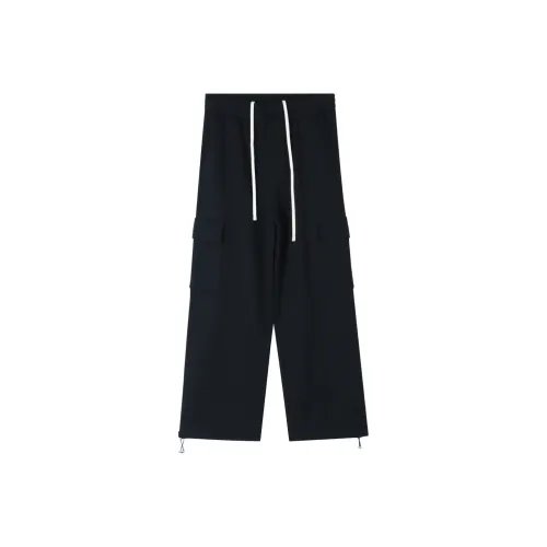 WILD LEADER Повседневные брюки Унисекс Ночной Черный