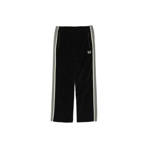 Needles LHP Collaboration Черные Унисекс Вязаные Тренировочные Брюки