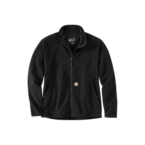 Carhartt 106416 Full Zip Relaxed Fit Флис Куртка Куртки Пальто Relaxed Fit Уровень 1 Противоколодный Мужской