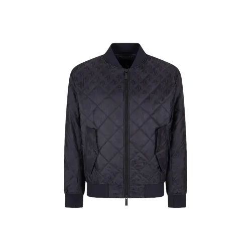 ARMANI EXCHANGEAE SS25 Хлопковый пуховик Мужской Темно-морской синий