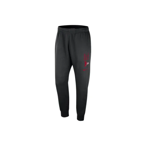 Nike Chicago Bulls Клуб Courtside Вязаные Тренировочные Штаны Мужские Черные