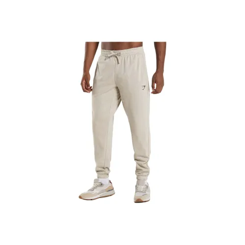 GYMSHARK ESSENTIAL OVERSIZED Joggers Вязаные тренировочные брюки Мужские цвет серый цвет хаки