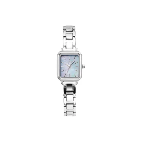 DIFULI Кварцевый механизм нержавеющая сталь ремешок женские часы жемчужная раковина цвет циферблат часов