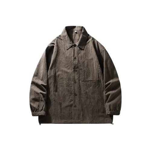 HZWH Весна AUTUMN Американский Длинный Рукав Рубашка Мужская