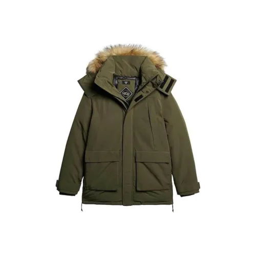 SUPERDRY Зеленый Мужской Парки
