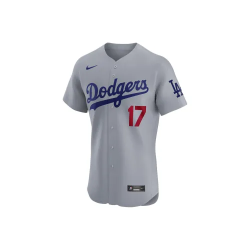 Nike Dri FIT ADV Los Angeles Dodgers Shohei Ohtani Бейсбольная куртка Мужской Серый