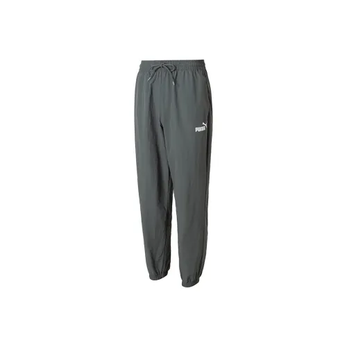 PUMA Серые Мужские Вязаные Тренировочные Штаны