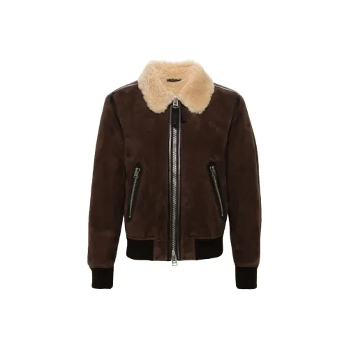 TOM FORD Куртки Пальто Мужской Шоколад